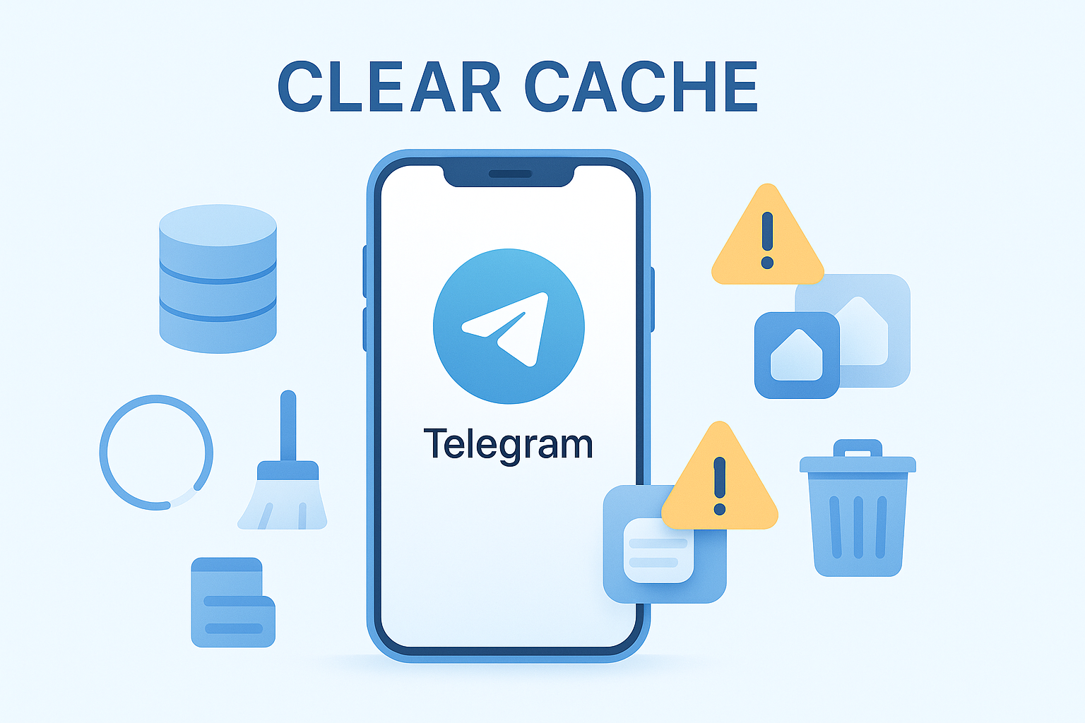 Telegram应用数据与缓存处理