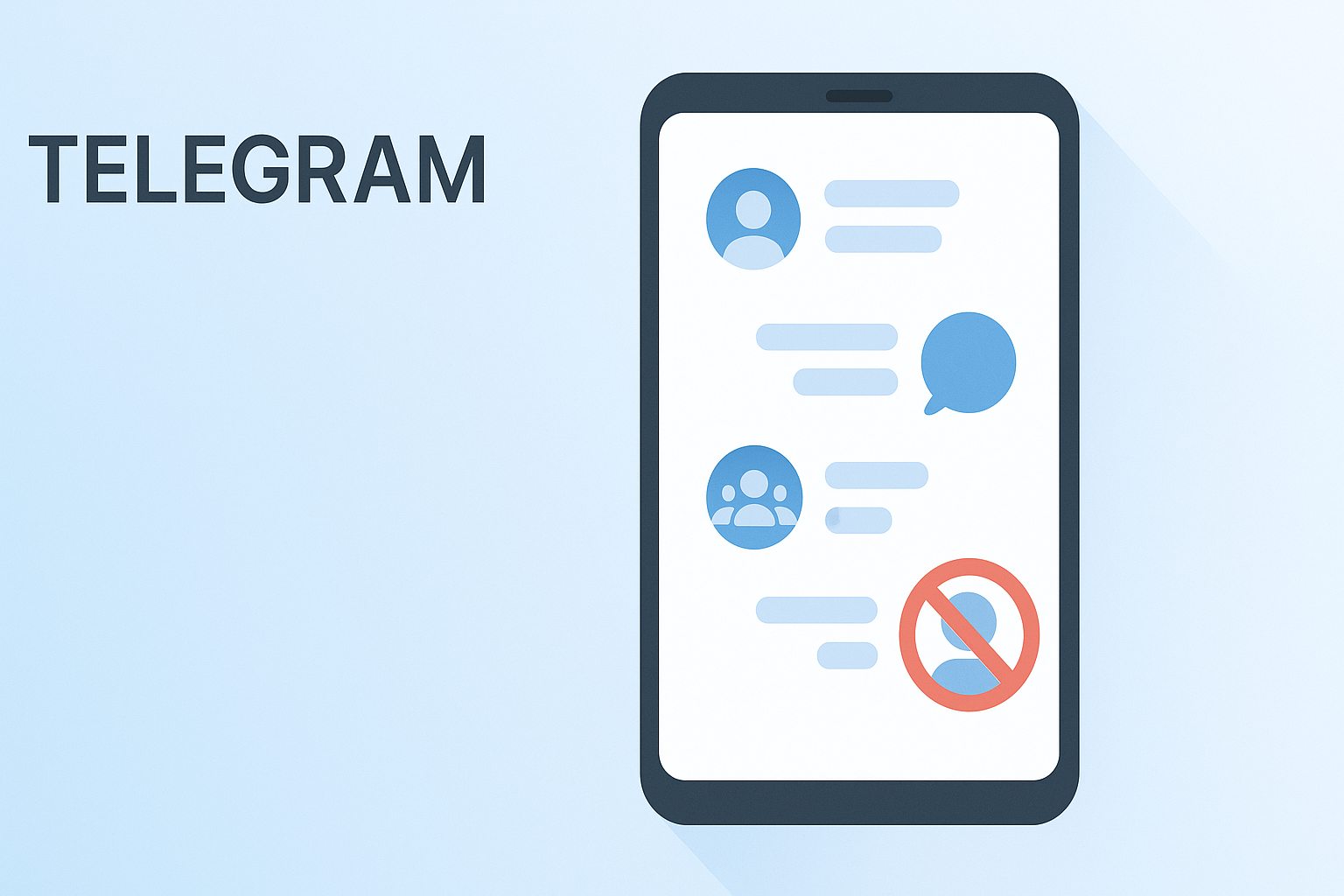 Telegram群组中屏蔽方式