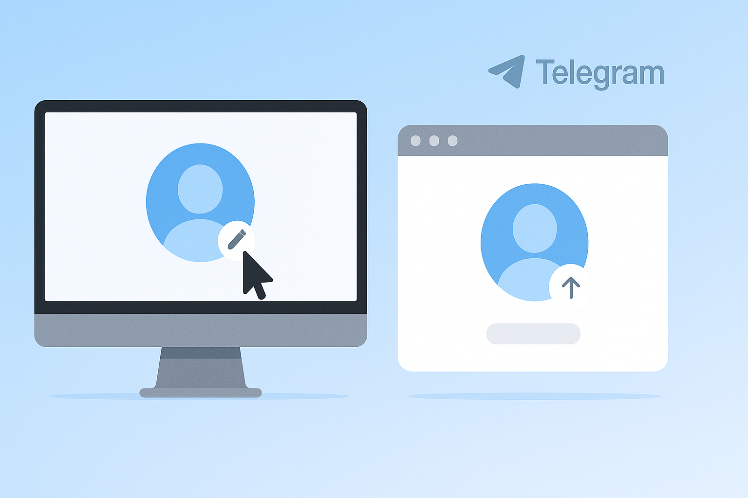 Telegram桌面与网页版头像