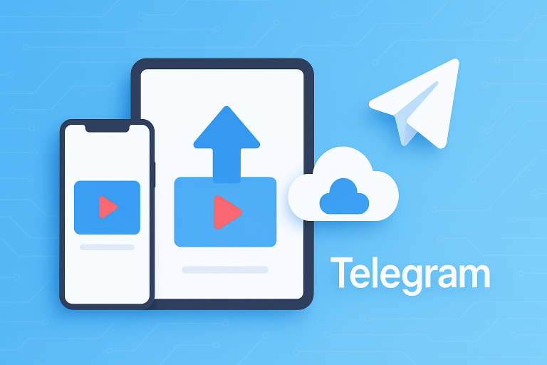 Telegram怎么上传视频？