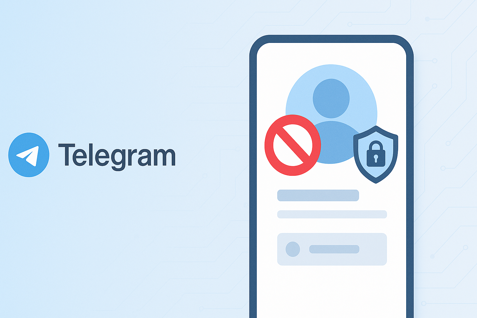 Telegram用户资料屏蔽