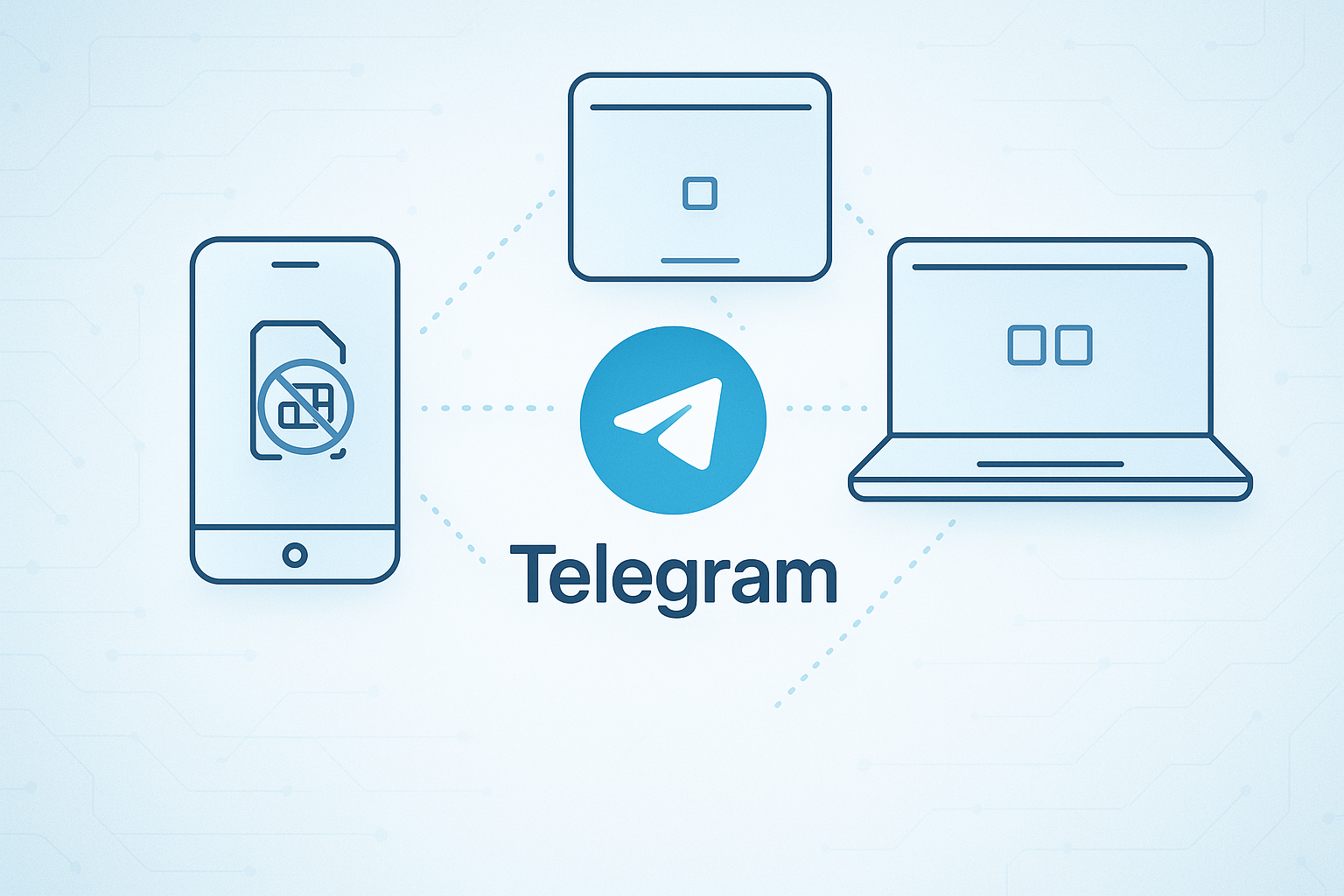 Telegram在无SIM卡设备登录方案