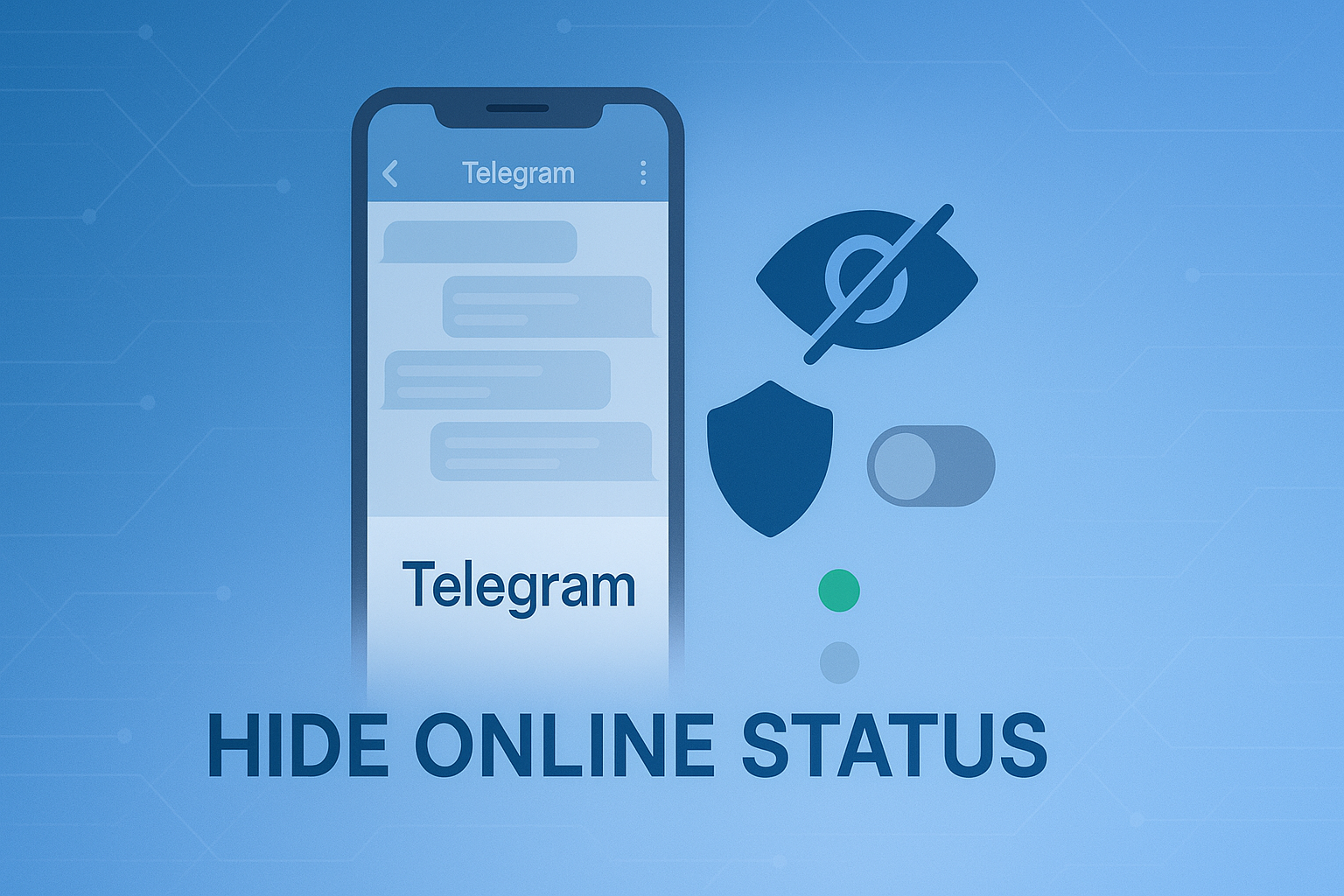 Telegram怎么隐藏在线状态？