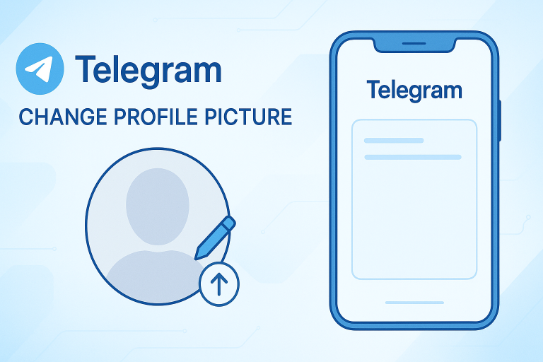 Telegram怎么改头像？