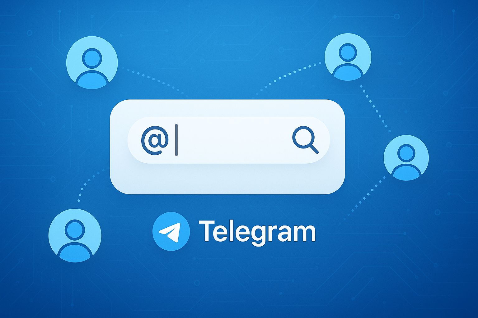Telegram按用户名查找好友
